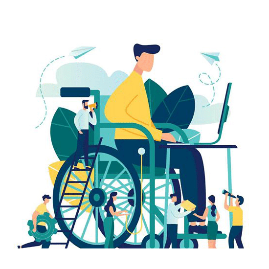 Program aktywizacji zawodowej dla osób z niepełnosprawnościami - grafika