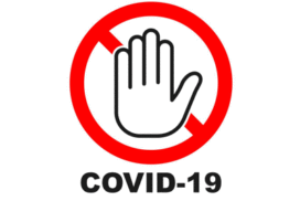 Stop COVID-19 grafika
