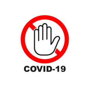 Stop COVID-19 grafika