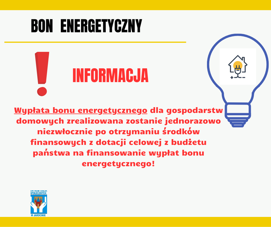 Bon energetyczny informacja