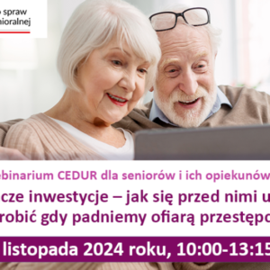 webinarium dla seniorów