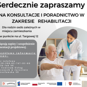 KONSULTACJE I PORADNICTWO W ZAKRESIE REHABILITACJI