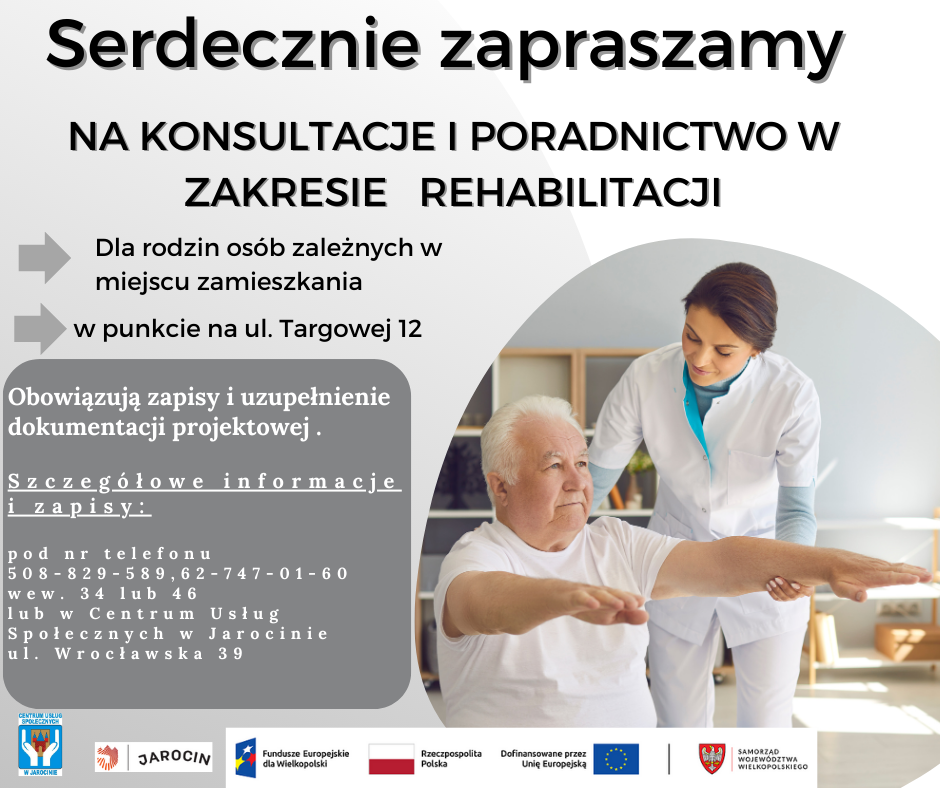 KONSULTACJE I PORADNICTWO W ZAKRESIE REHABILITACJI