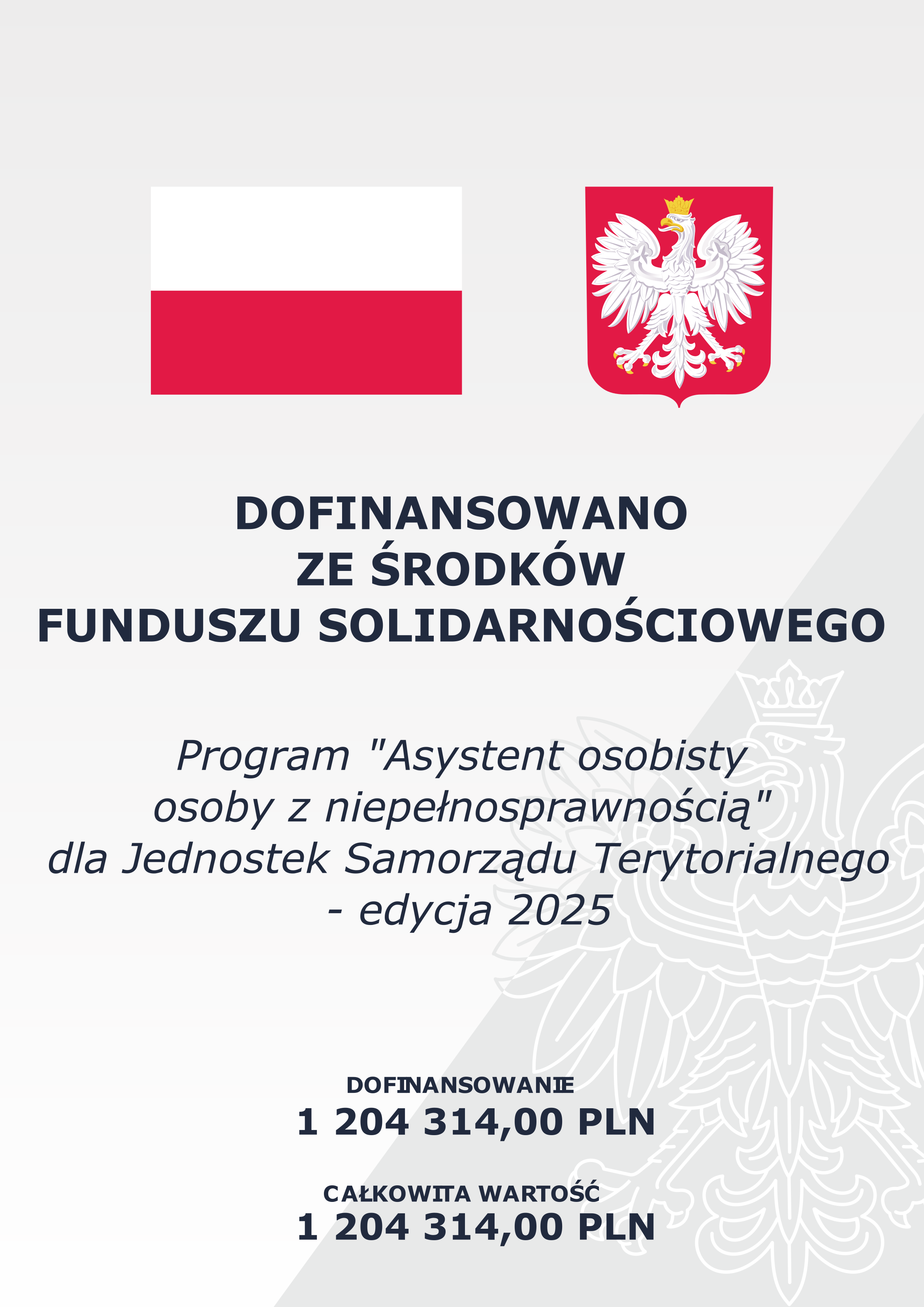 Program Asystent osobisty osoby niepełnosprawnej – edycja 2025