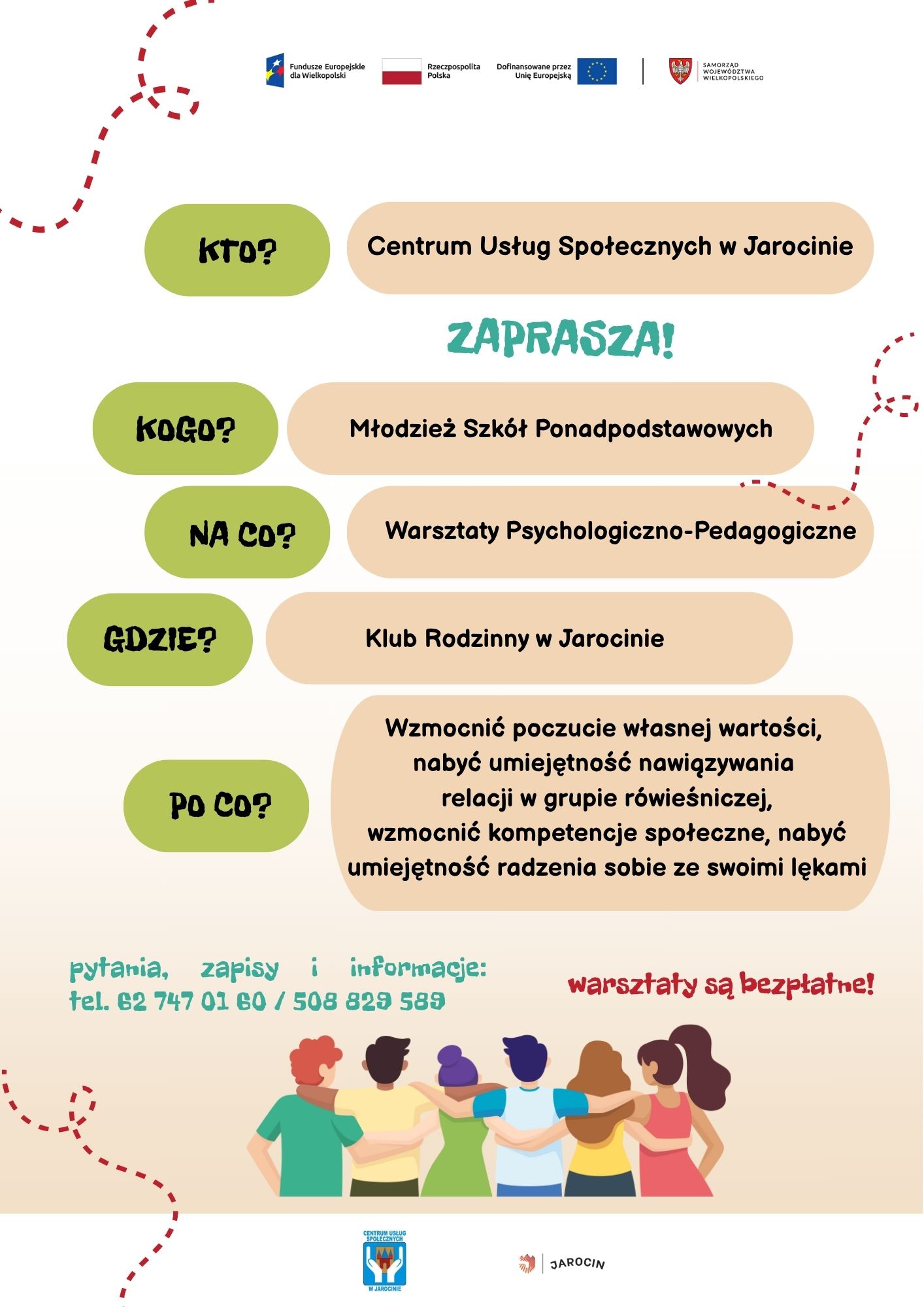 Bezpłatne warsztaty psychologiczno-pedagogiczne