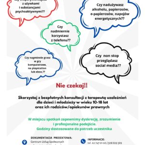 terapia uzależnień dziecko